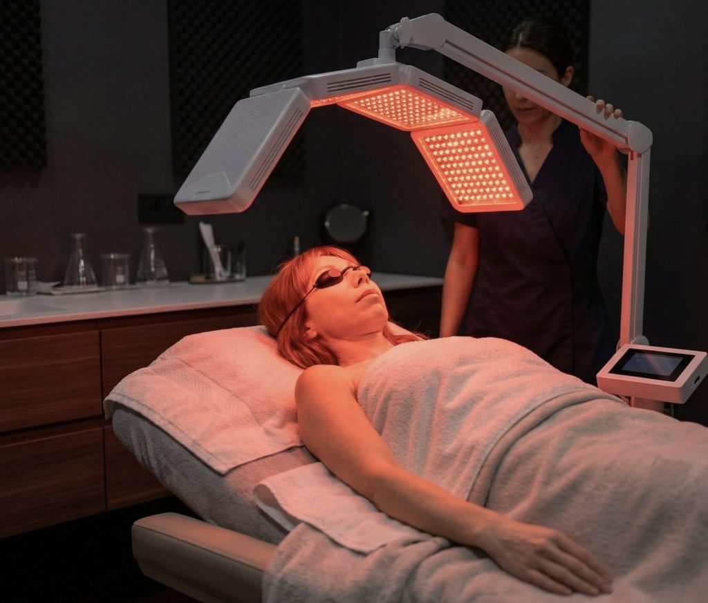 Séance luminothérapie peau